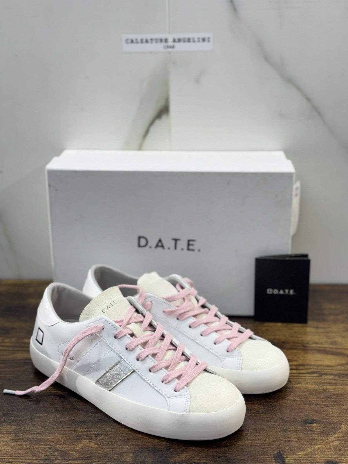 D.A.T.E Hill Low  Sneaker Bianca Causal Scarpa Donna 41