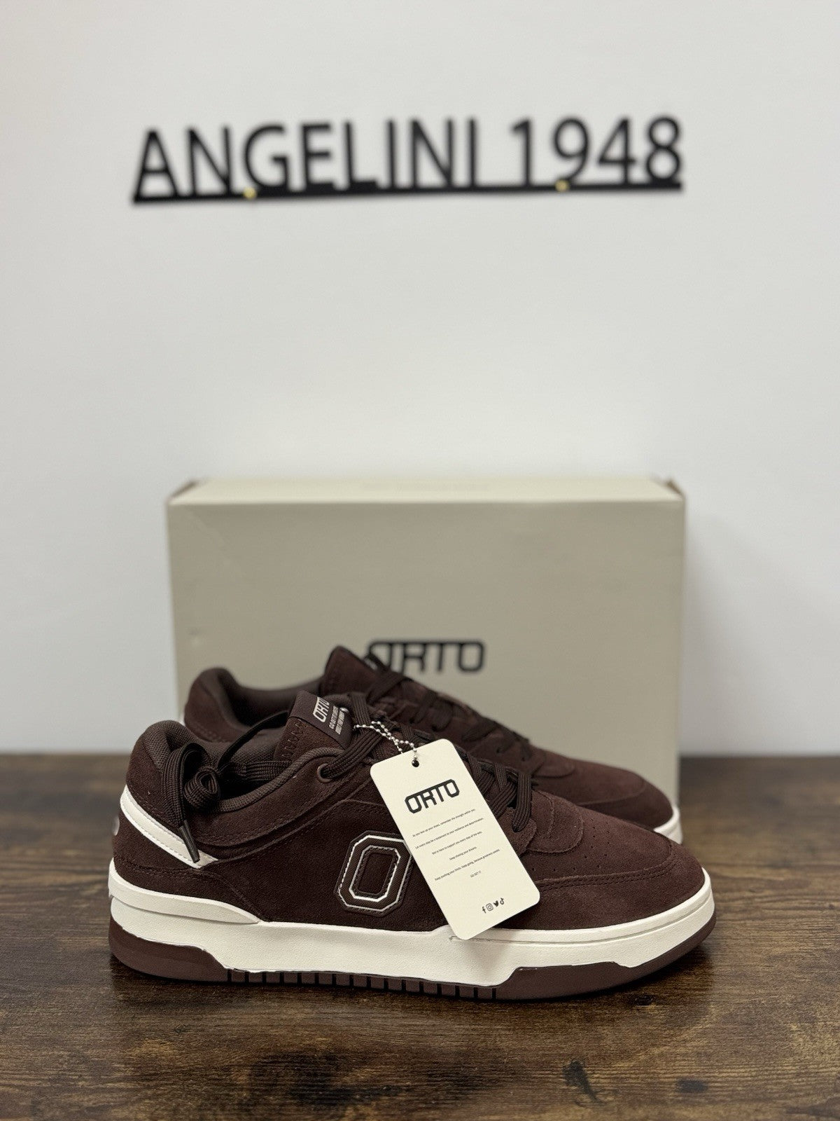 Orto Sneaker Eclipse Suede Marrone Casual Uomo 44