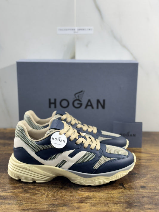 Hogan H665   sneaker Pelle Blu    memory foam Luxury Hogan Men 40.5