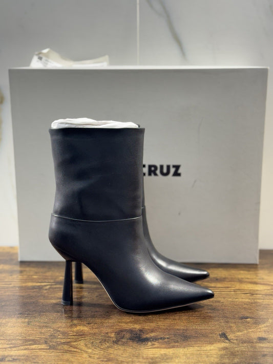 Lola Cruz stivaleletto  Pelle Nero  luxury boot woman 36