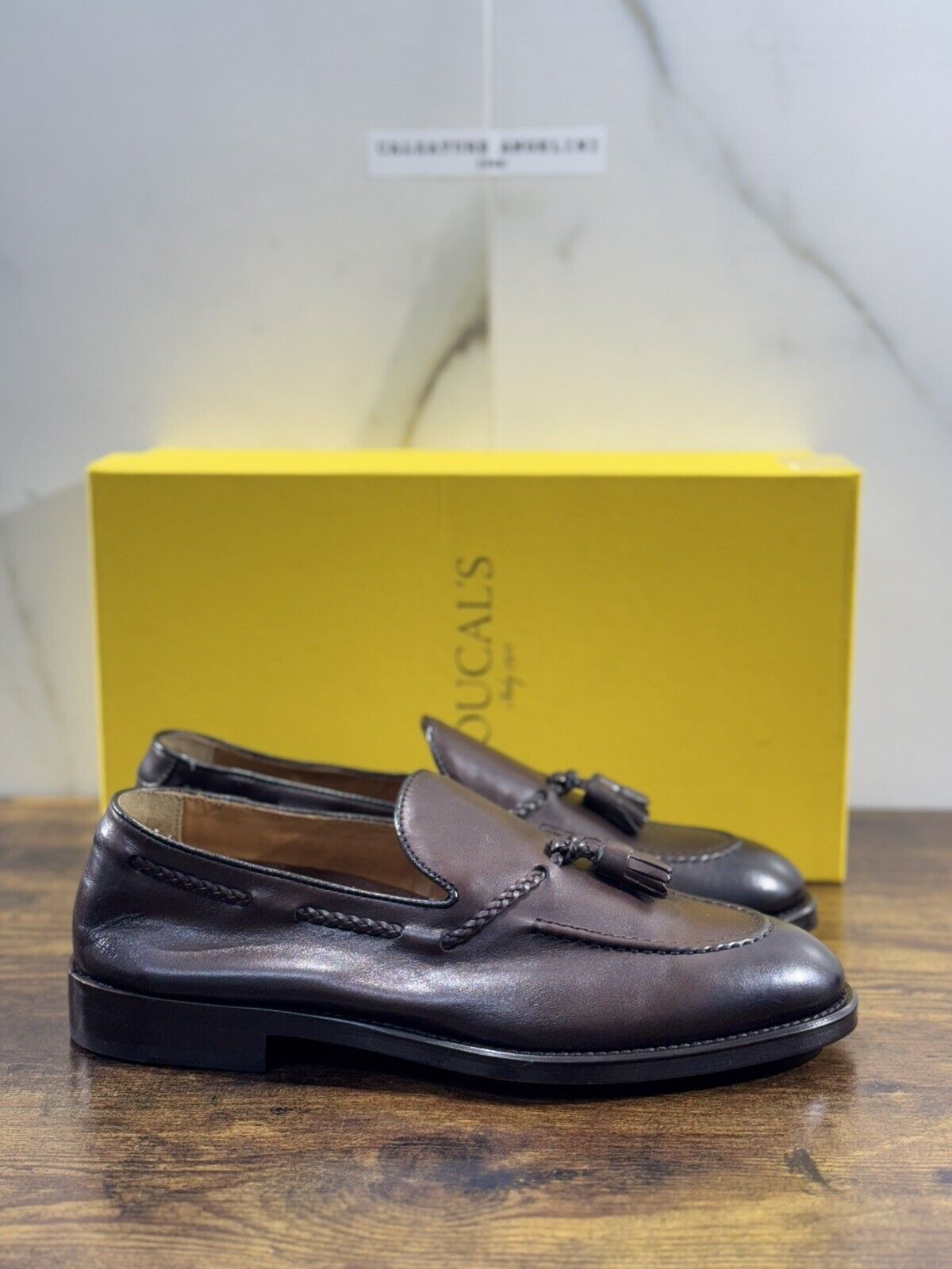 Doucal’s Scarpa Uomo Mocassino Nappine Marrone   Luxury Men Doucal’s Shoes 40.5