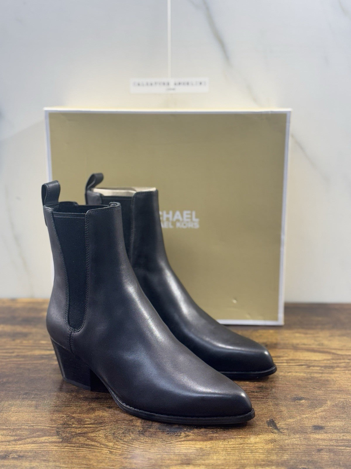 Michael Kors Texano Kinlee  Donna Pelle  Nero  Casual Texano Donna 39.5