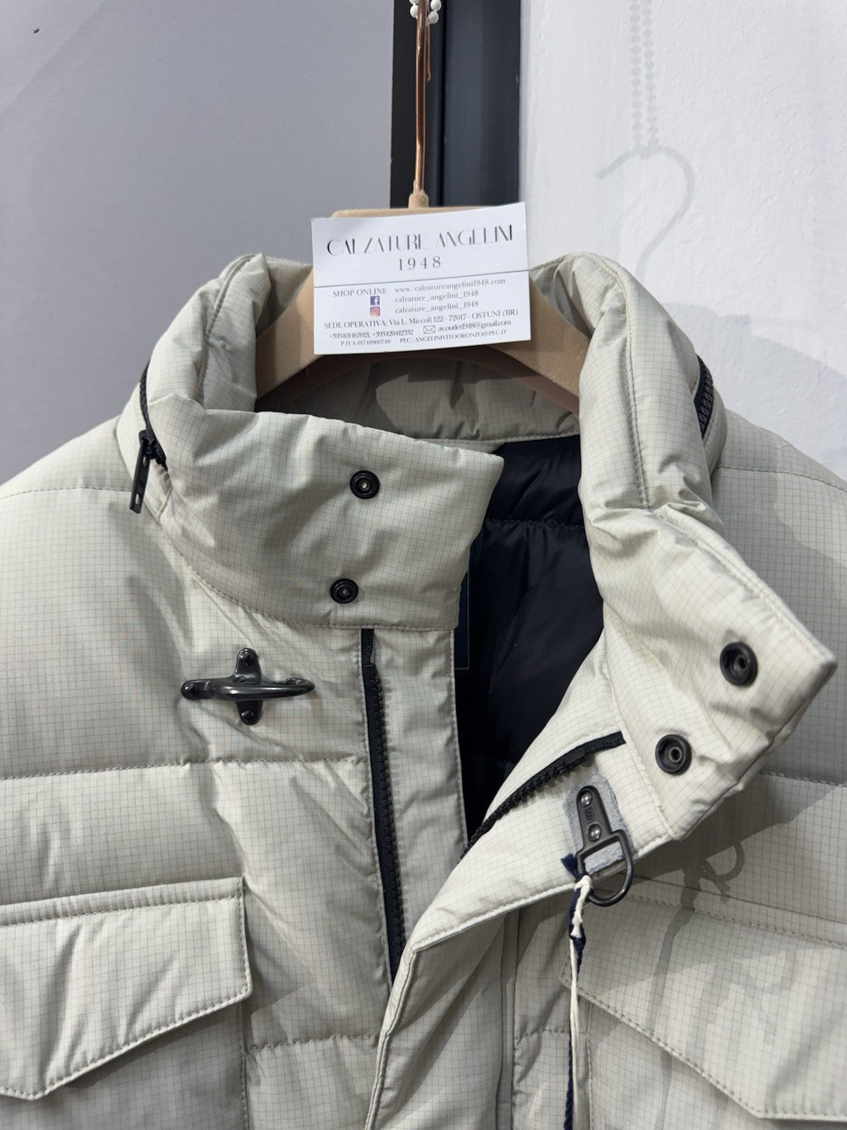 Fay Piumino Ghiaccio  Con Cappuccio  Luxury Fay Uomo XL