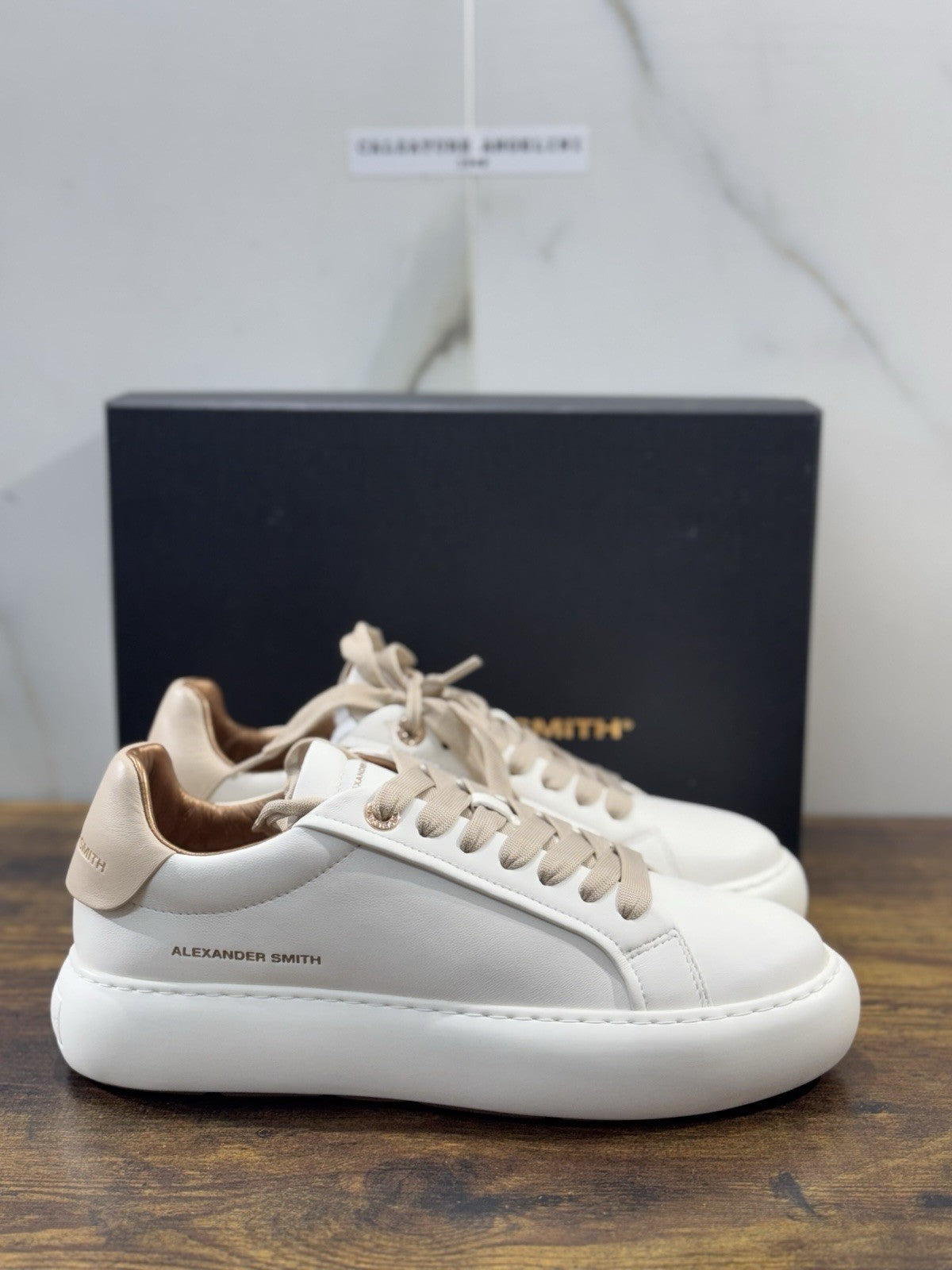 Alexander Smith Sneaker Soho Pelle Bianca  Donna 40