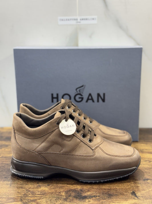 Hogan Interactive Pelle Cacao  Casual Uomo Hogan 42.5