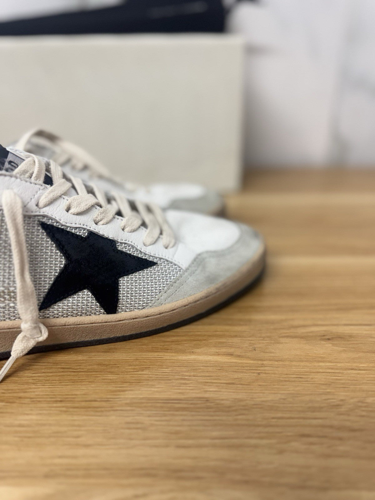 Golden Goose Ball Star Light Silver Black  Luxury Golden Goose Uomo 43