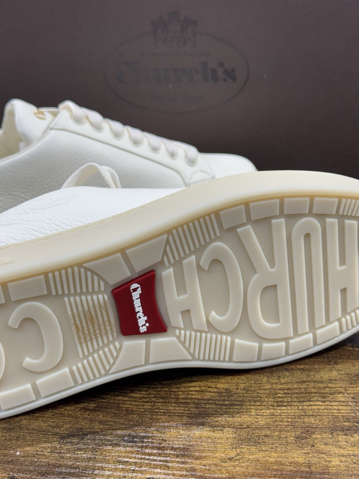 Church’s Ludlow Sneaker Pelle Cervo Ivory   Luxury Uomo 40