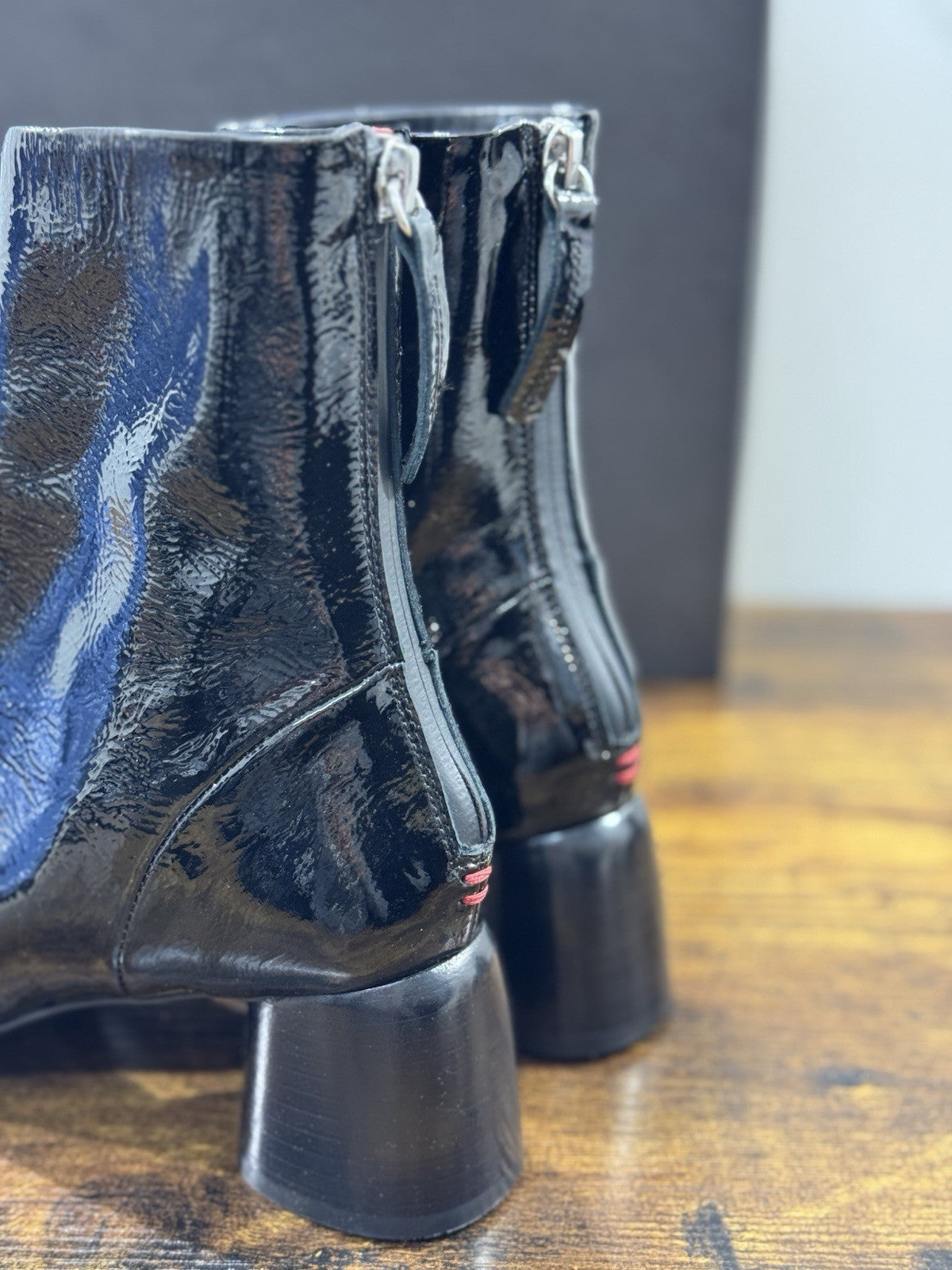 HALMANERA Stivaletto Donna Caren   Pelle    Con Tacco Casual Handmade Boot 41