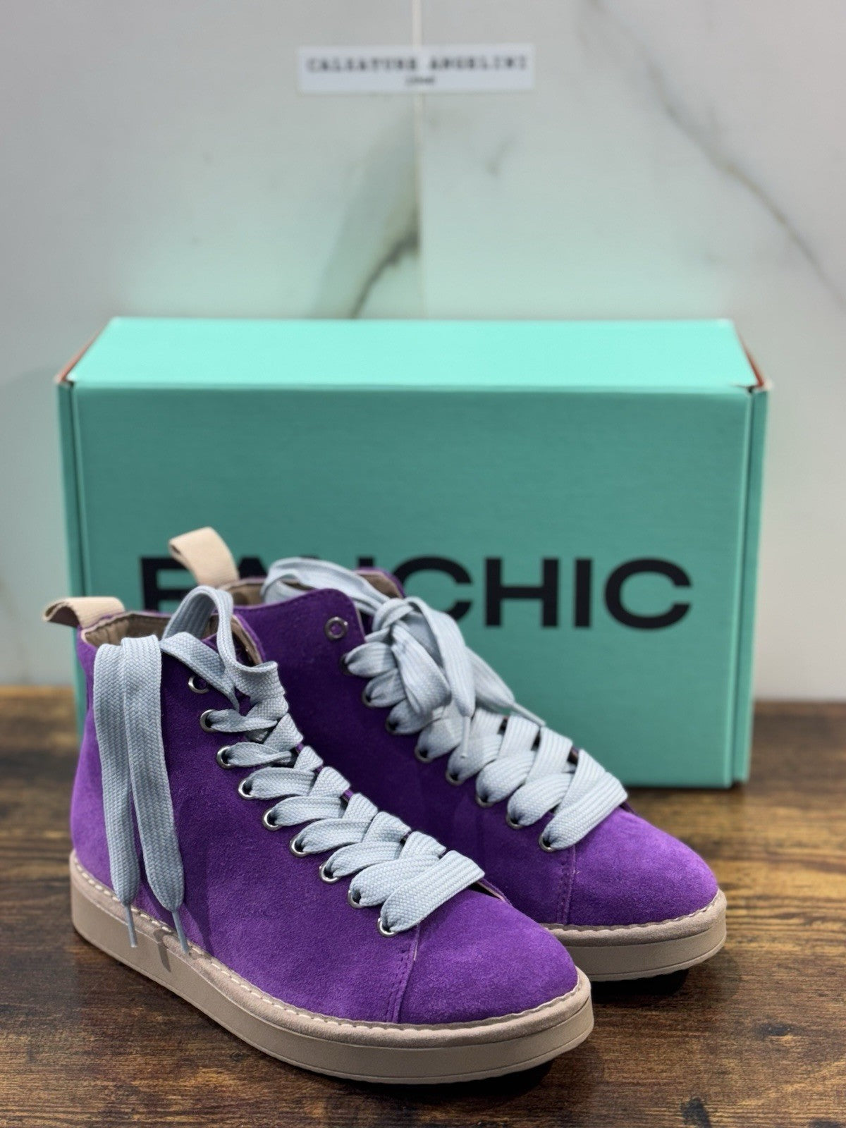 Panchic P01 Ankle Boot Donna  Suede Violet Causal Boot  Panchic 41