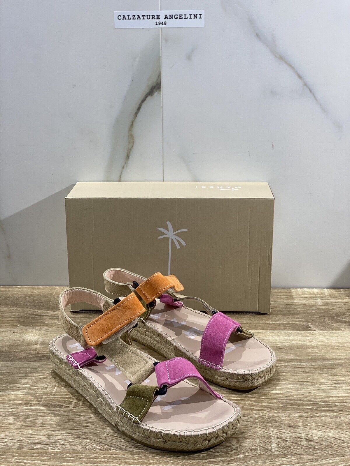 Manebi’ Sandalo Donna Espadrilles Multicolor Casual Summer Sandal 36