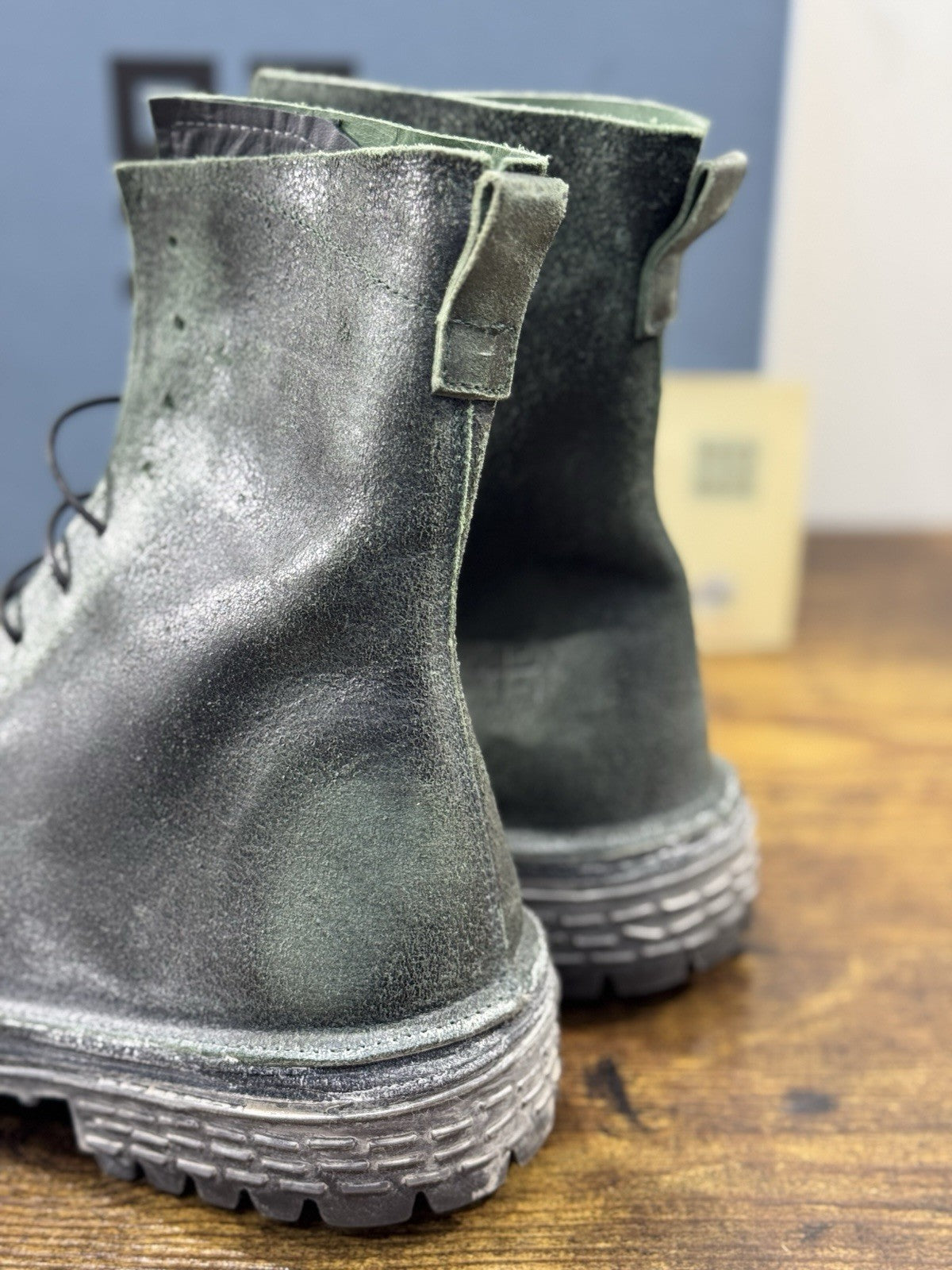 Moma Anfibio  Boot Verdone  Fatto A Mano In Italia Luxury Moma Boot Donna 41