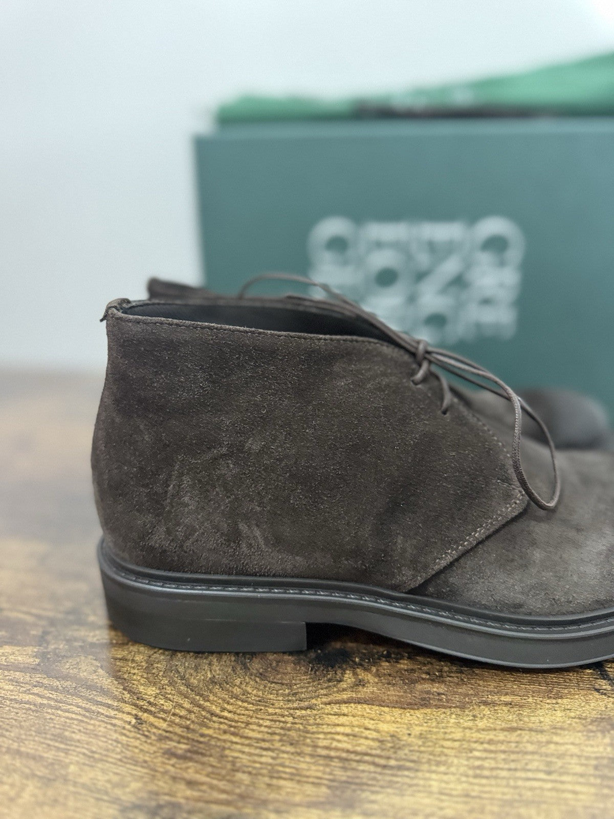 Green George Polacchino Suede T Moro Casual Boot Uomo 41