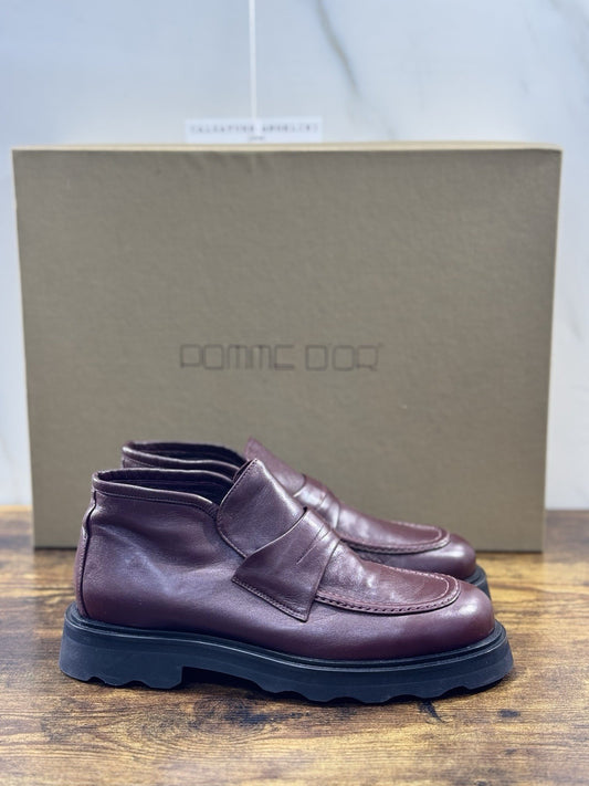 Pomme D’or Stivaletto   Pelle Bordo’ Fondo Vibram Casual Luxury   Donna 41