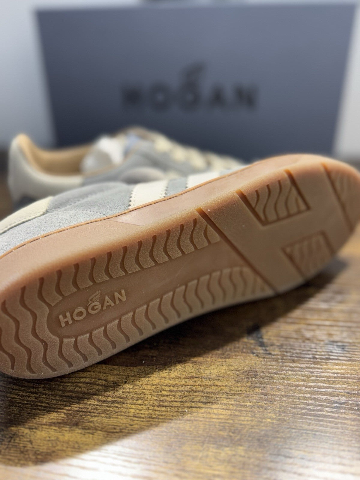 Hogan Cool Sneaker Suede Grey Ivory  Casual Hogan Donna 36