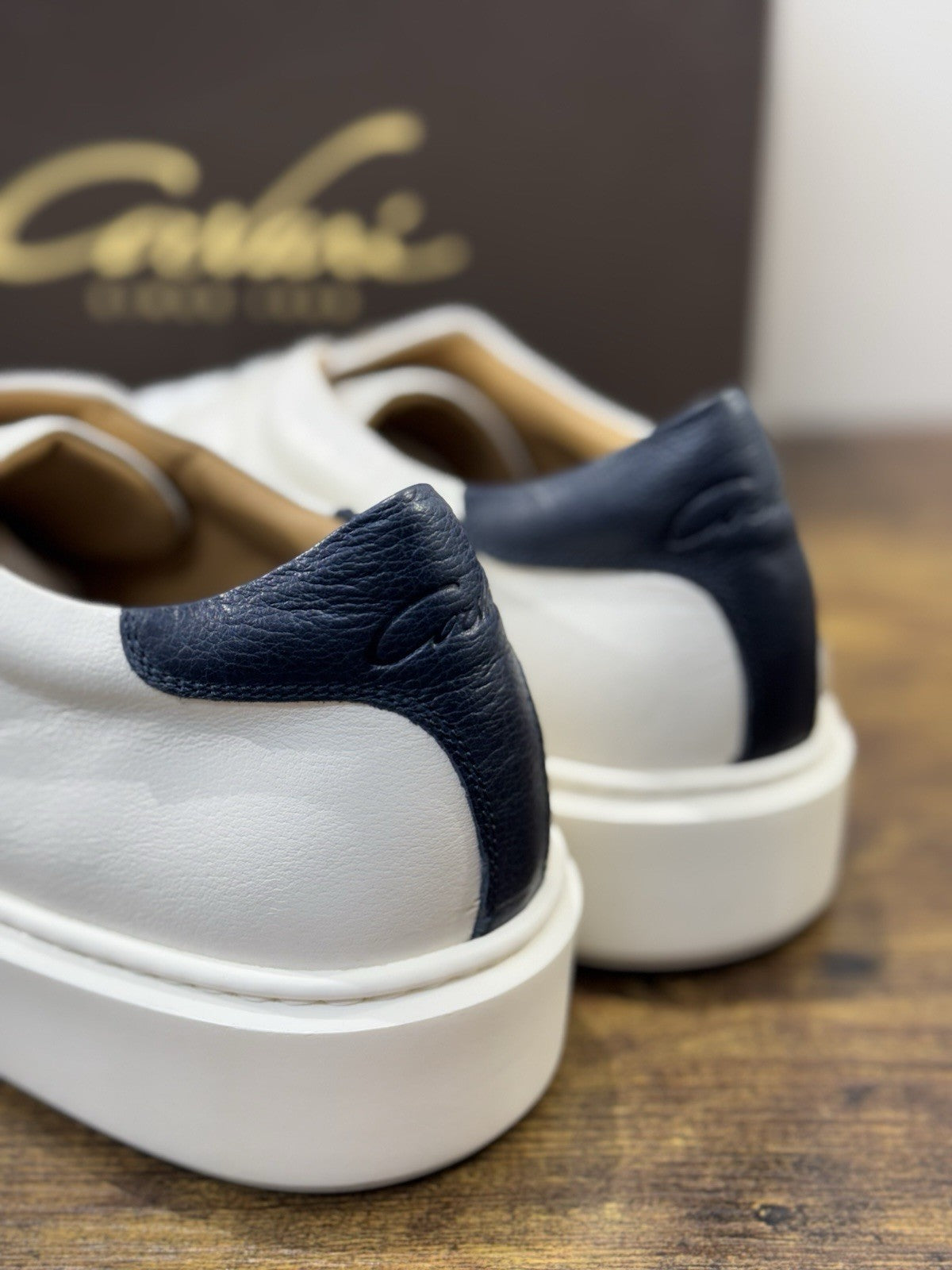 Corvari Scarpa Uomo Sneaker Extra Light Pelle Bianca Casual Uomo Corvari 42