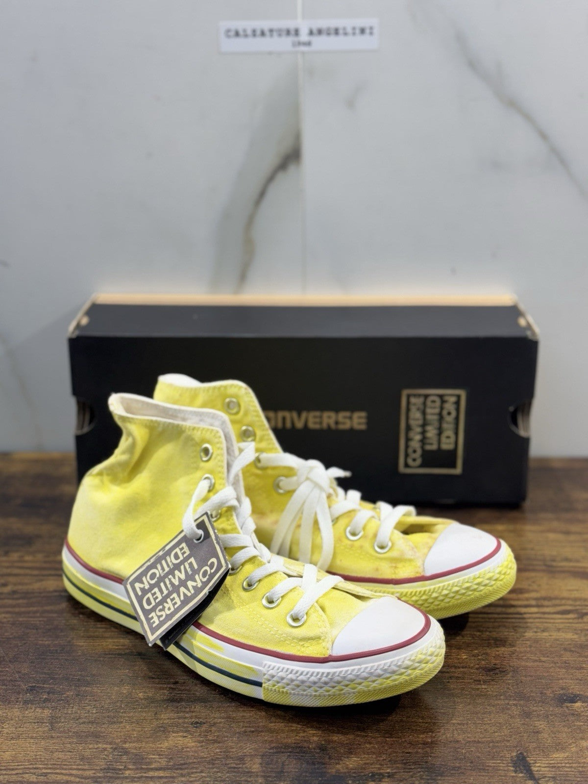 Converse All Star Hi Canvas Gialla Limited Edition Uomo 40