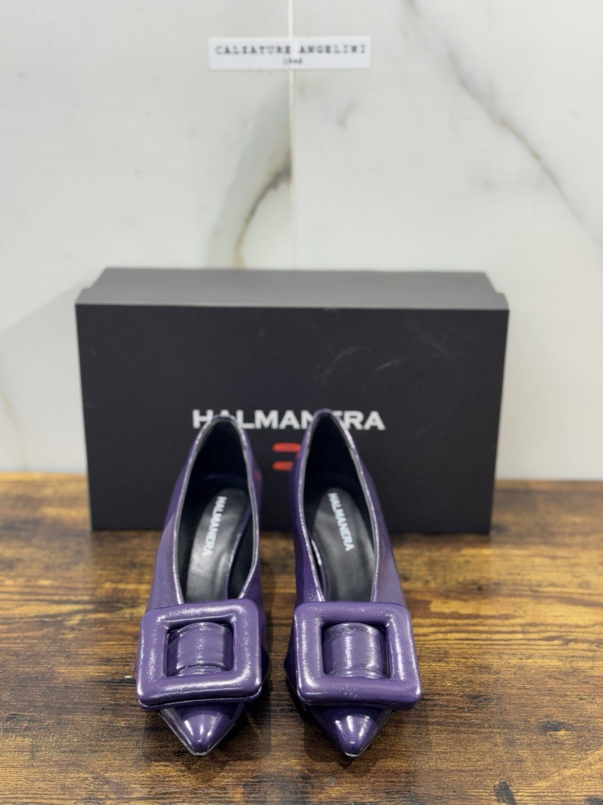 HALMANERA Décolleté  Pelle Uva     Luxury Made In Italy Donna 41
