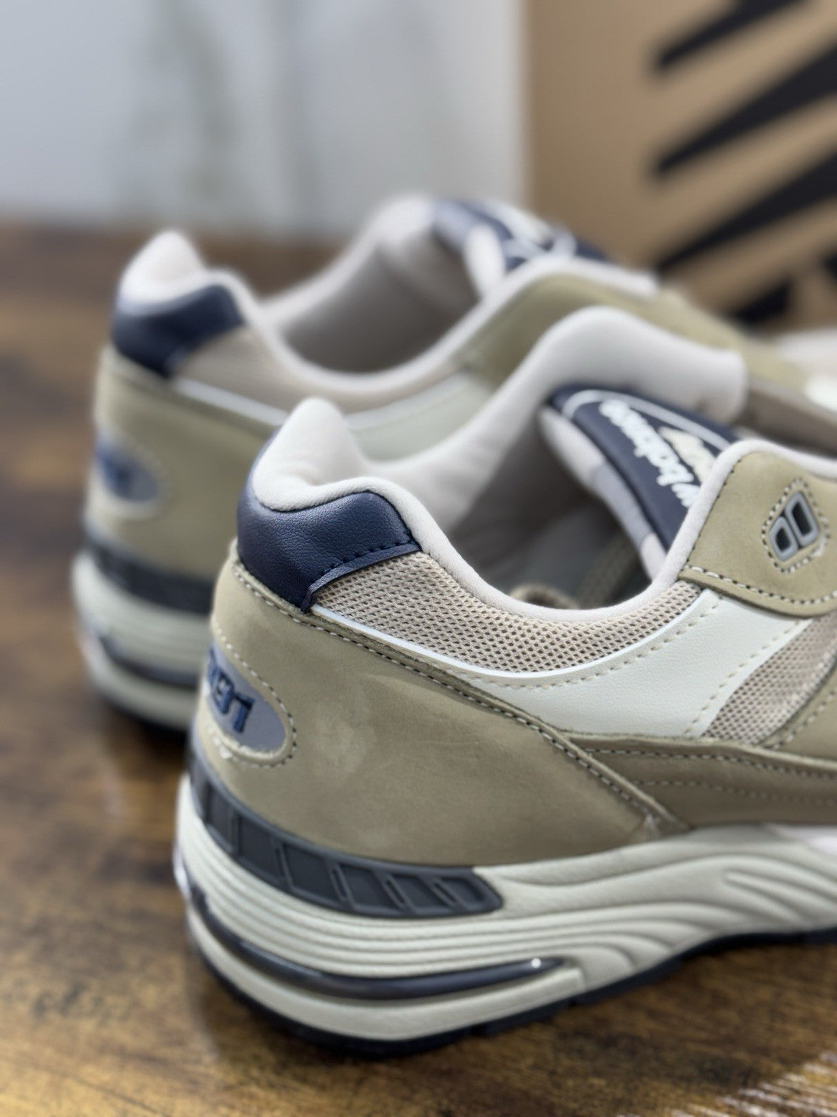 New Balance 991 Made In Uk Final Edition Pelle Khaki Icon Uomo 42.5