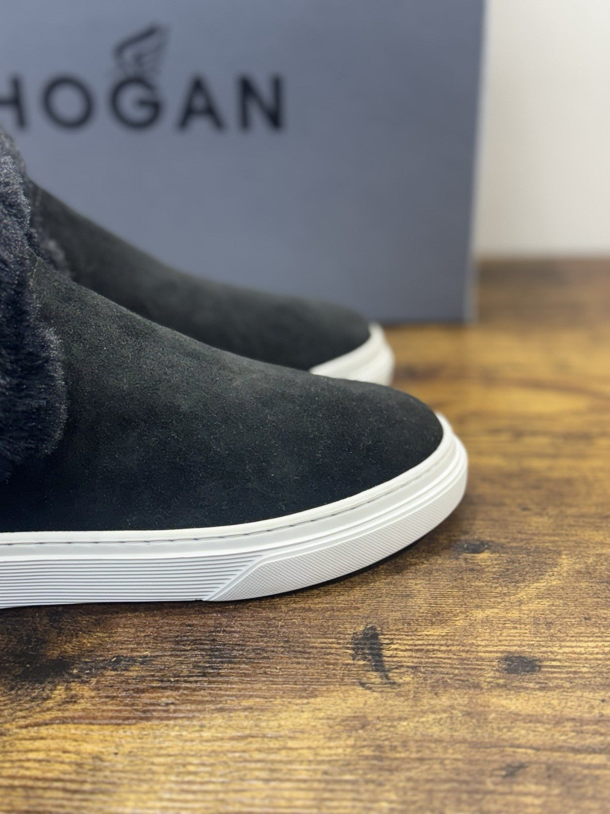 Hogan H366 Stivaletto Winter Feeling Suede Nero Casual Hogan Donna 36
