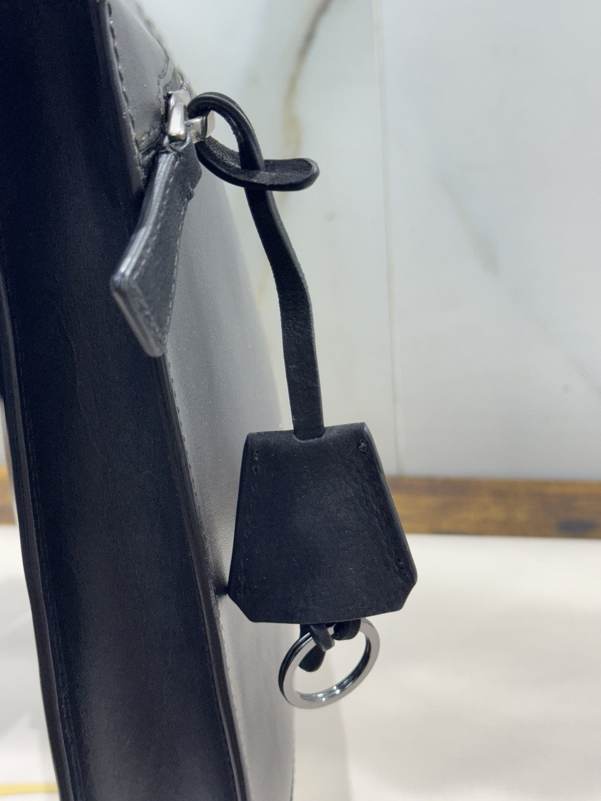 Santoni Porta Documenti Pelle Grigia Anticata Luxury Santoni Bag Uomo 