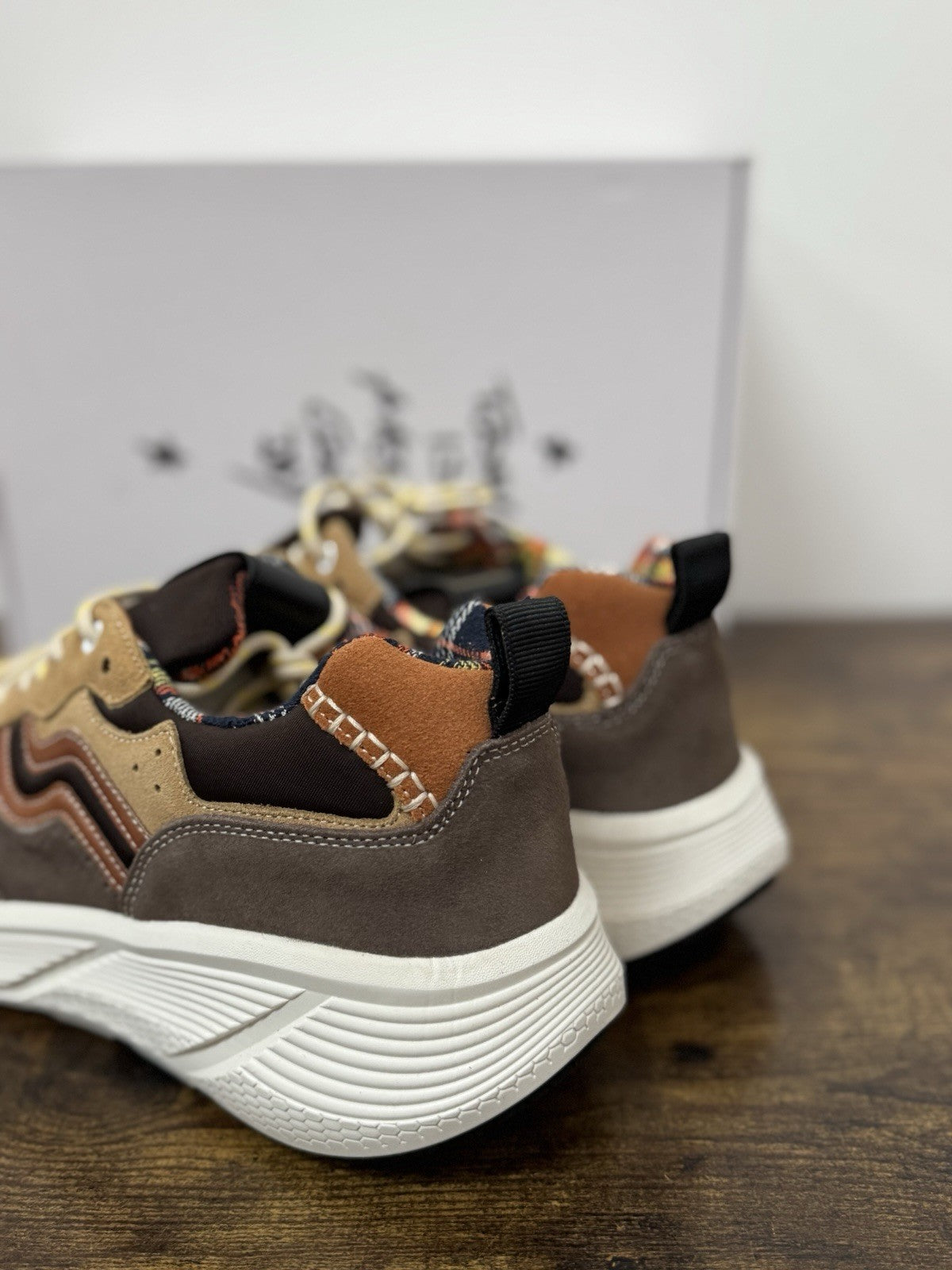 Primabase Sneaker Suede Brown  Extra light Casual Uomo 44