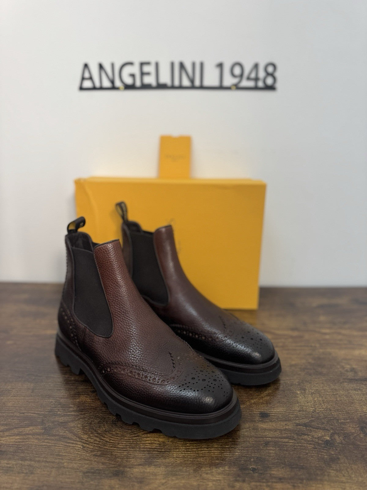 Doucal’s Chelsea Boot Pelle Marrone  Casual Scarpa Doucal’s Uomo 43.5