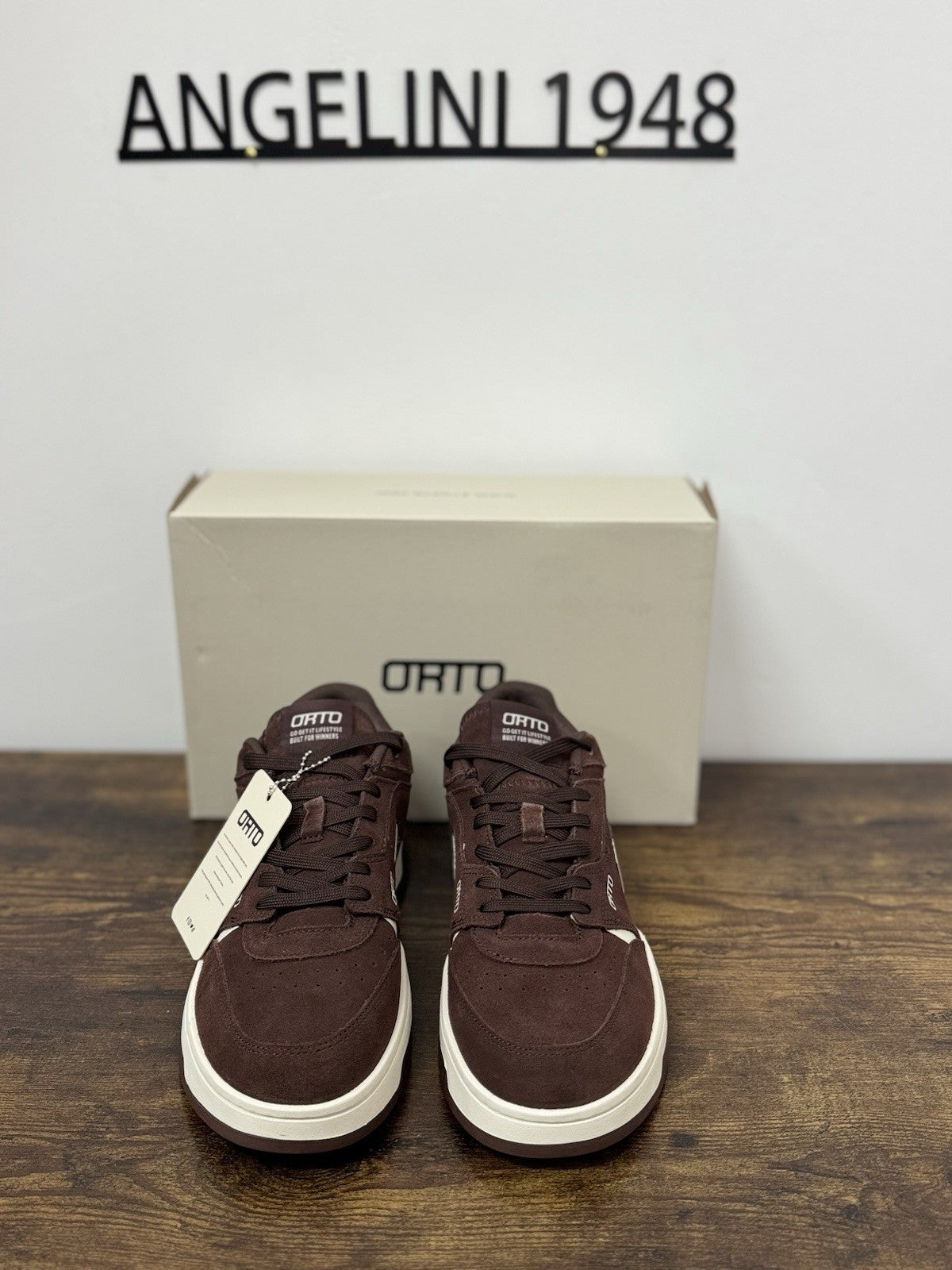 Orto Sneaker Eclipse Suede Marrone Casual Uomo 44