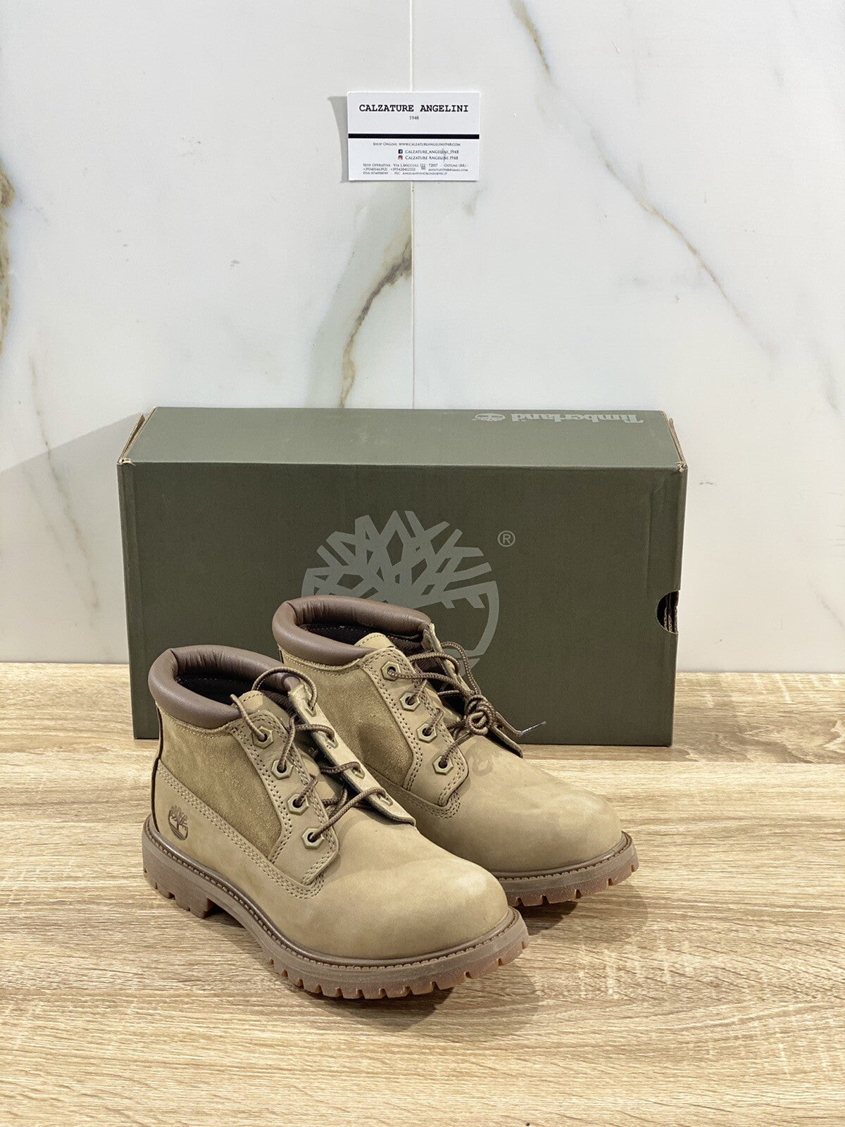 Timberland Nellie Chukka Boot In Nubuck Light Brown Icon Boot 37