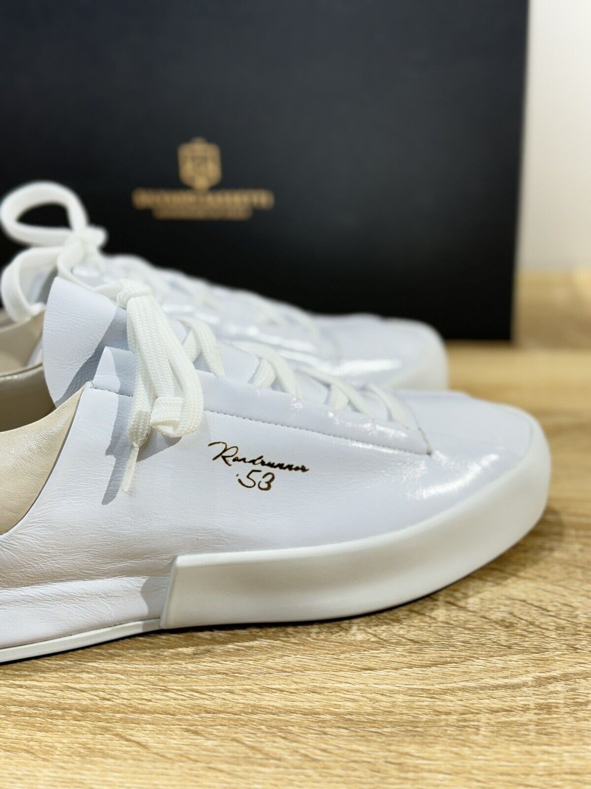 Silvano Sassetti Sneaker Donna Pelle Bianco Luxury Craftmanship Casual Shoes 40