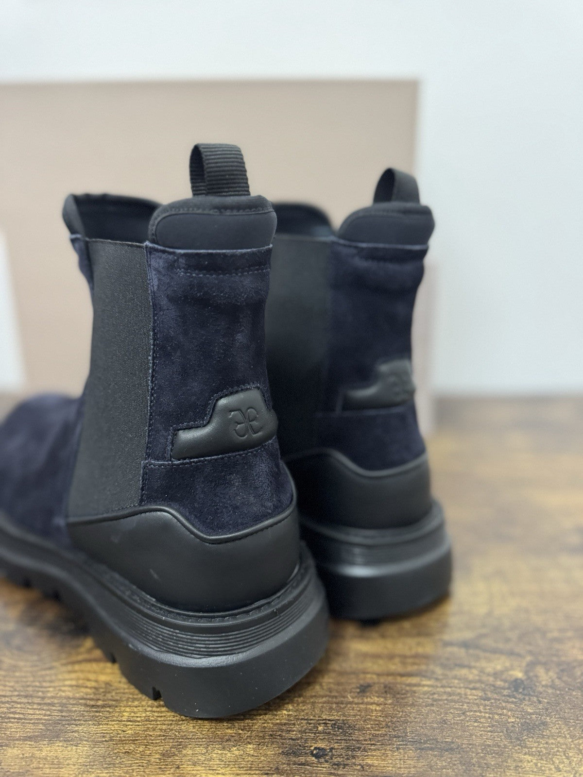 Fabi Chelsea Boot Suede Blu  Extra Light Casual Fabi Uomo 42