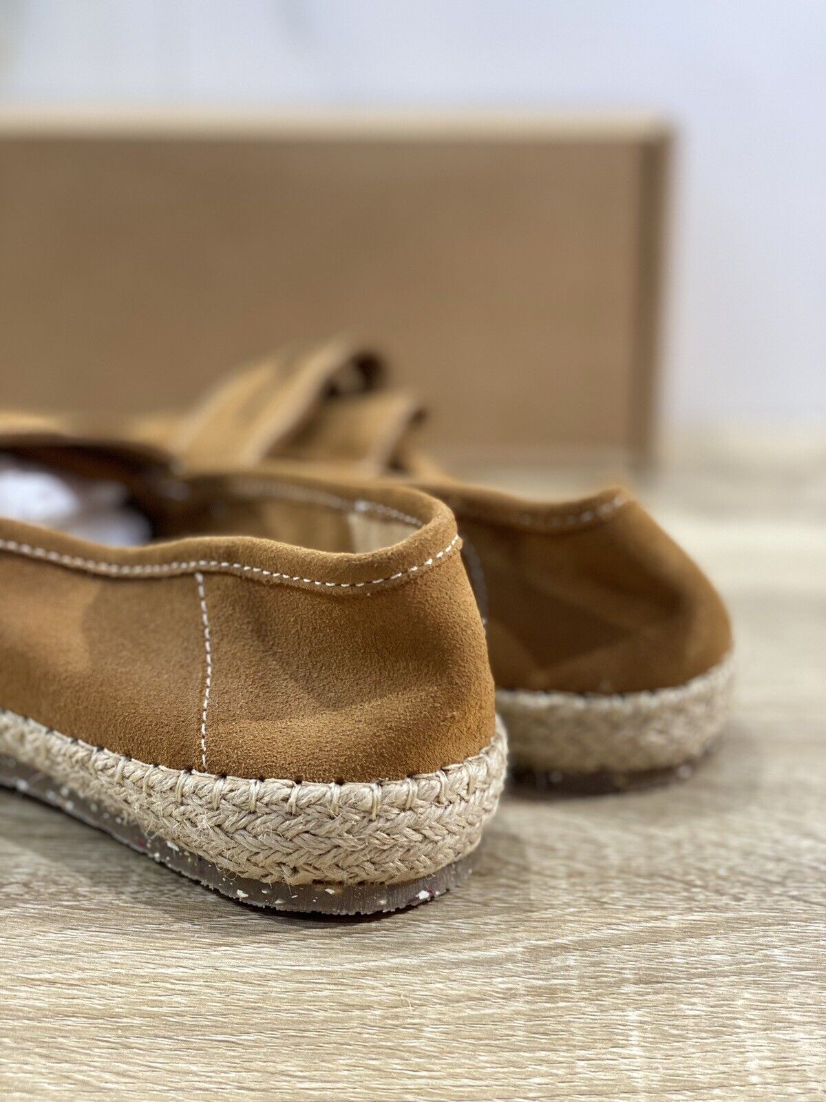 Brimarts Espadrilles Uomo Suede Rhum Casual Loafers 40