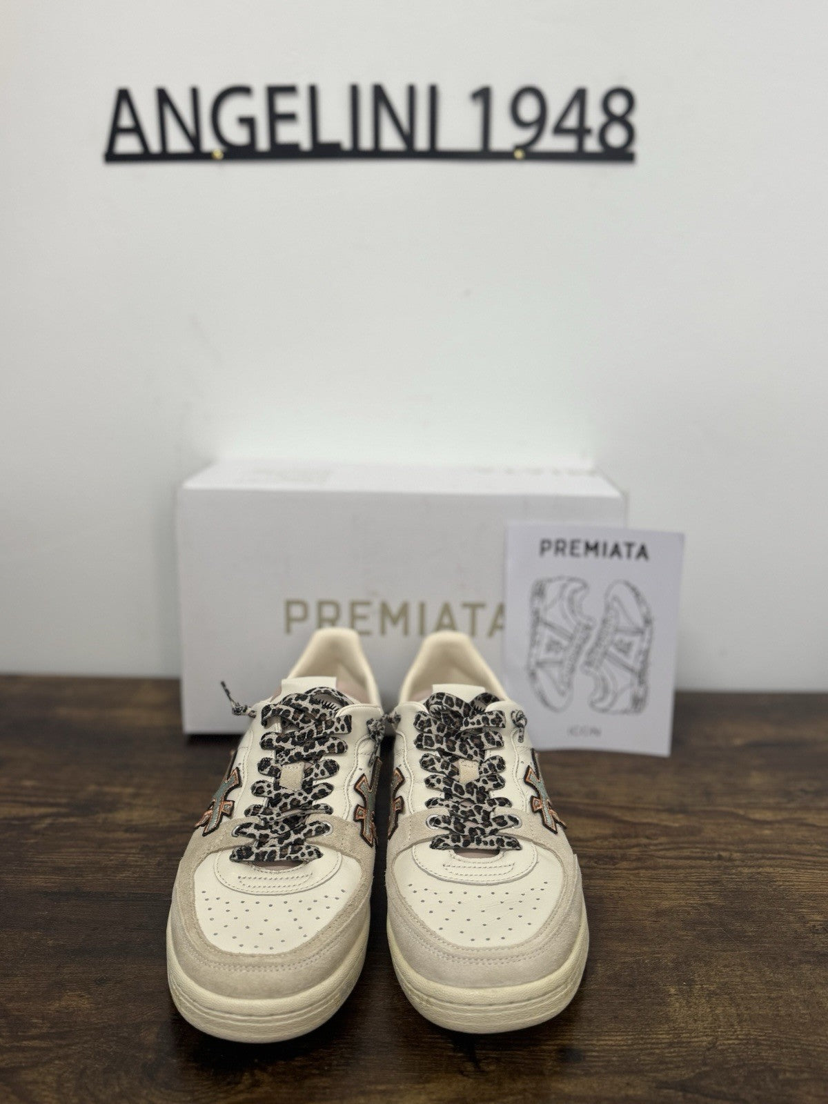 Premiata Clayd Basket Sneaker Pelle Bianca Casual Premiata Donna 41