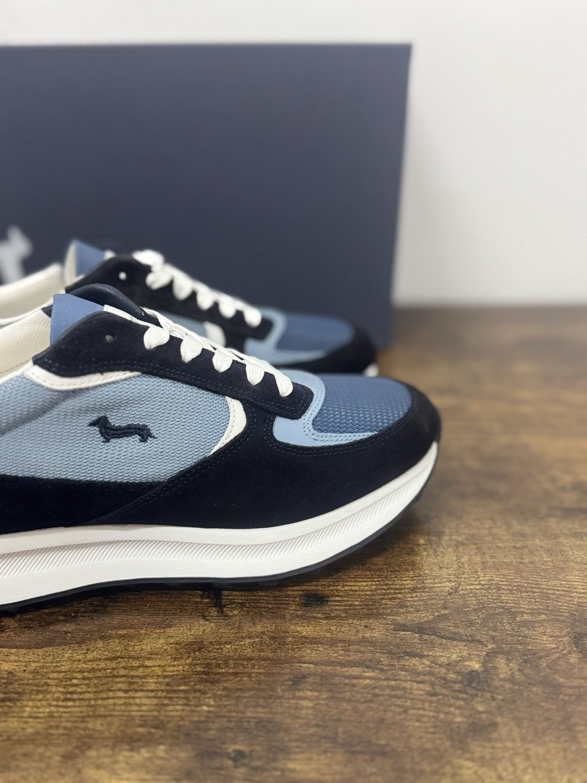 Harmont & Blaine Sneaker Suede Blu Casual Uomo 41
