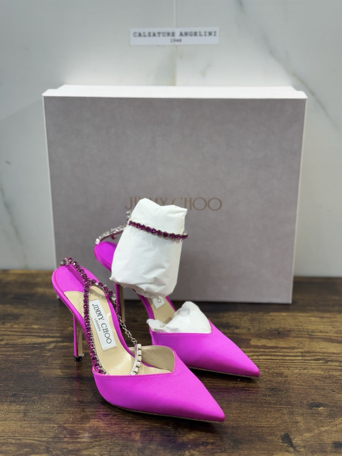 Jimmy Choo Saeda 105 Sandalo Luxury Jimmy Choo Scarpa Donna 37