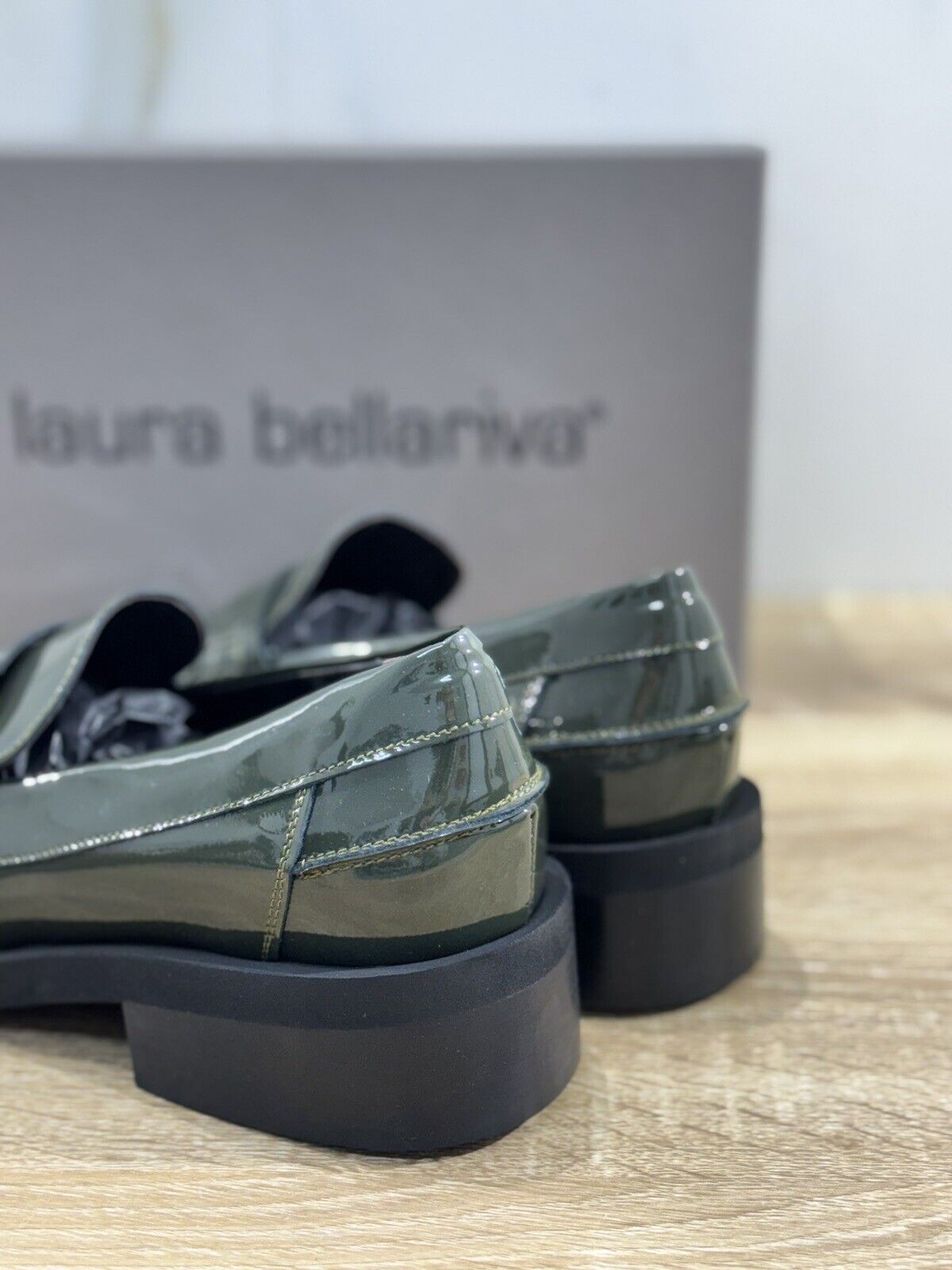 Laura Bellariva Mocassino Donna In Pelle Verdone Loafer Donna Laura Bellariva 40