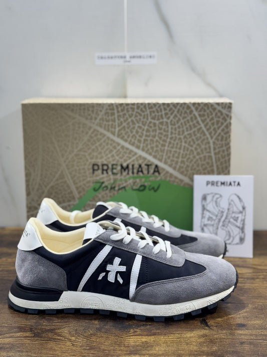 Premiata Sneaker Uomo John Low Grey White Casual Premiata Men Shoe 44