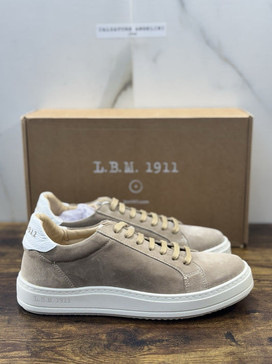 L.B.M 1911 Sneaker Suede Beige Casual Scarpa Uomo 41
