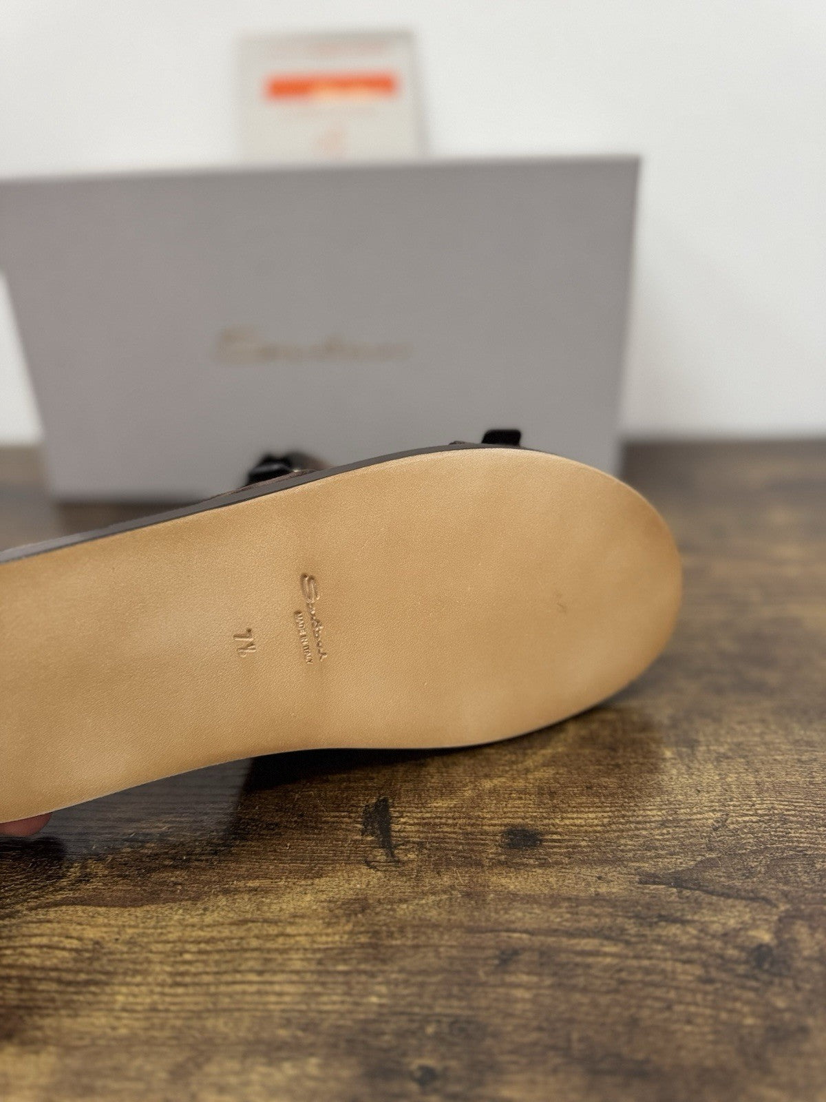 Santoni Sandalo Double Buckle Suede Marrone Luxury Santoni Sandalo Uomo 41.5