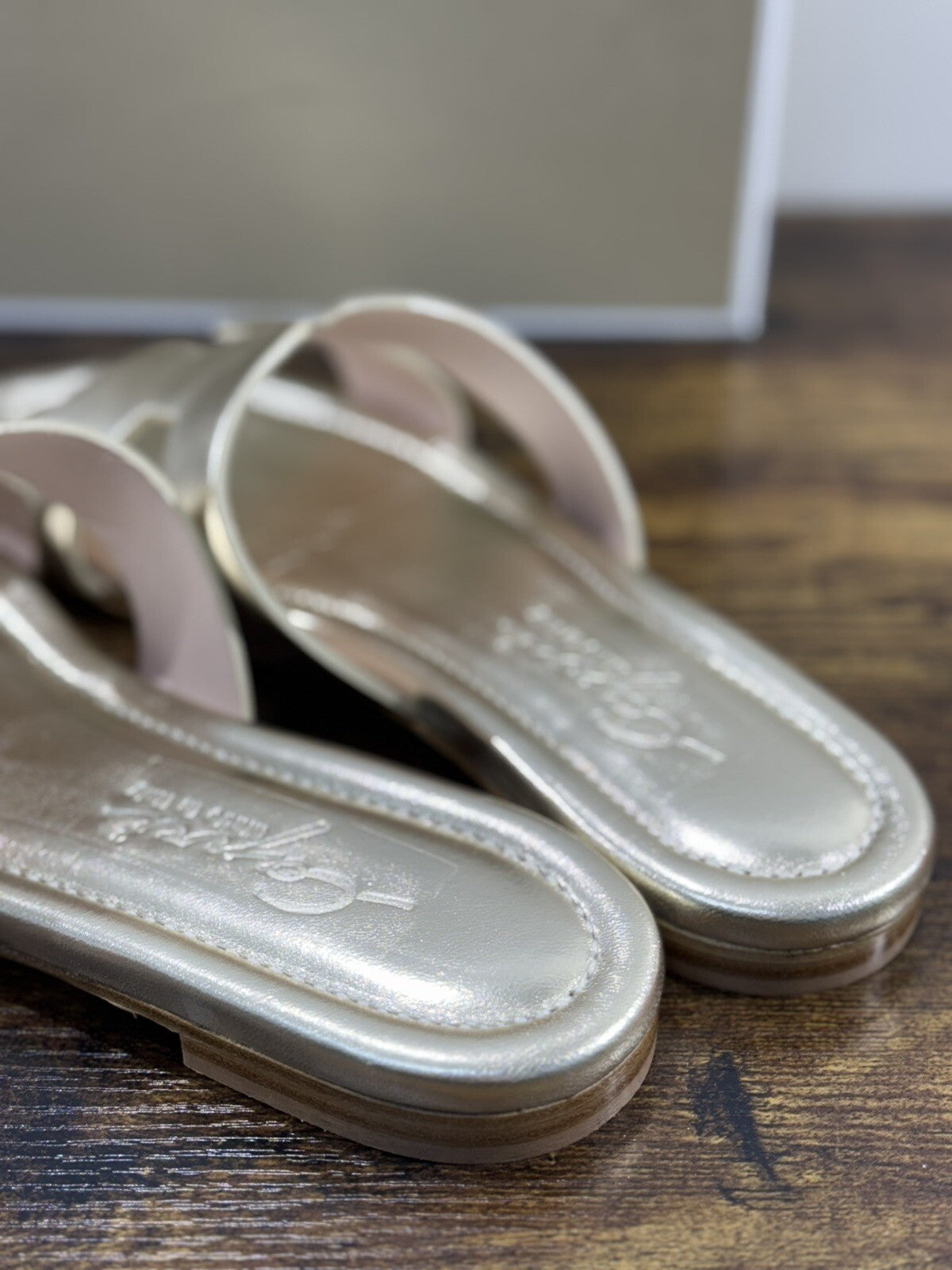 Capri Sandalo Donna In Pelle Platino     Fatto A Mano In Italia Fondo Cuoio 37