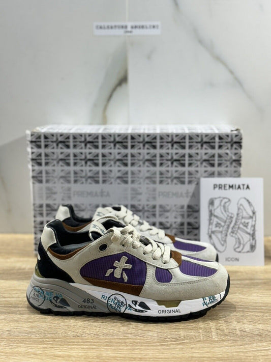 Premiata Mase Sneaker Donna Grey Purple  Casual Sneaker Woman Premiata 36