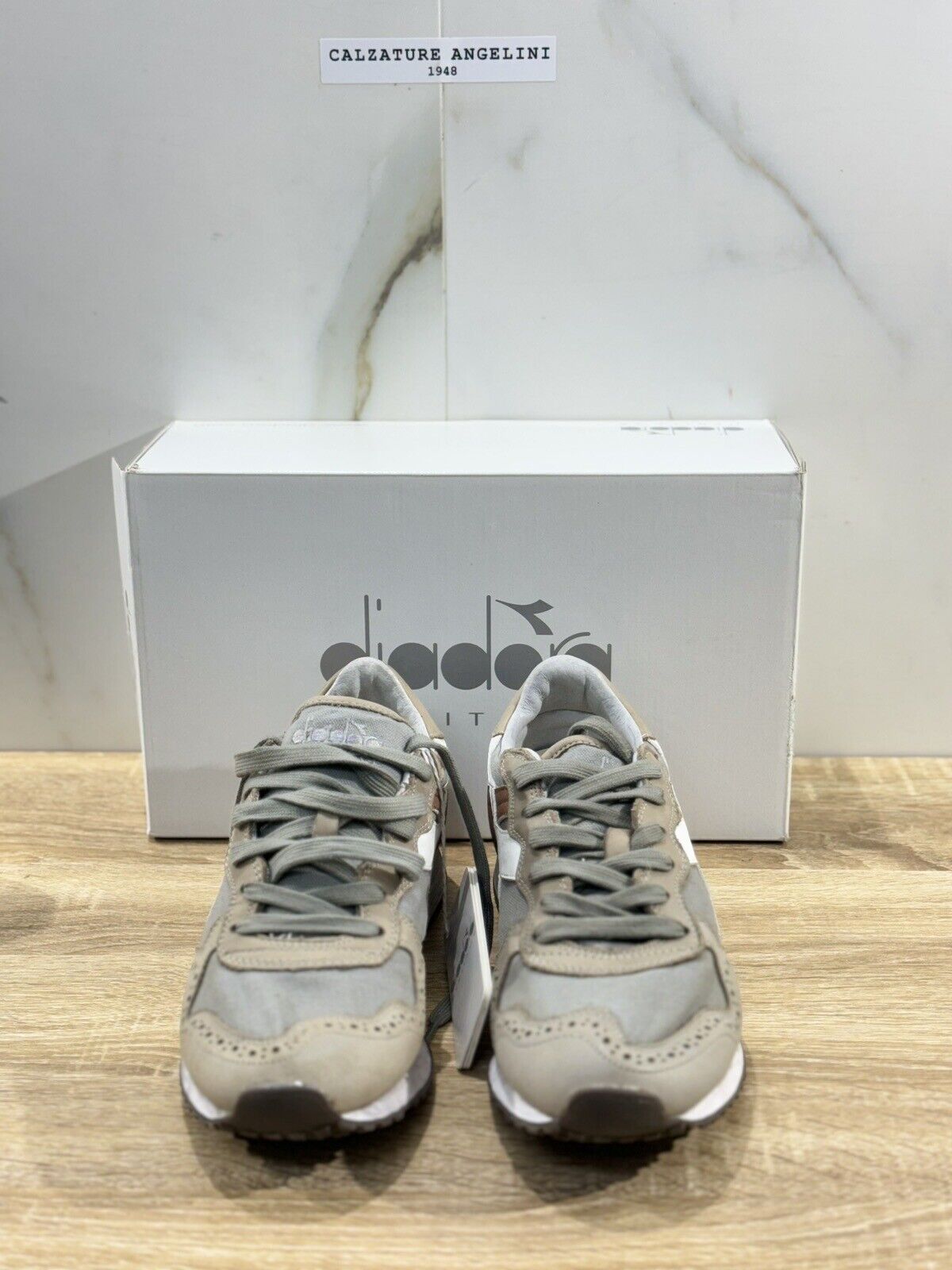 Diadora Heritage Sneaker Uomo Trident C Dyed    Pelle  Grigia  Sneaker 40.5