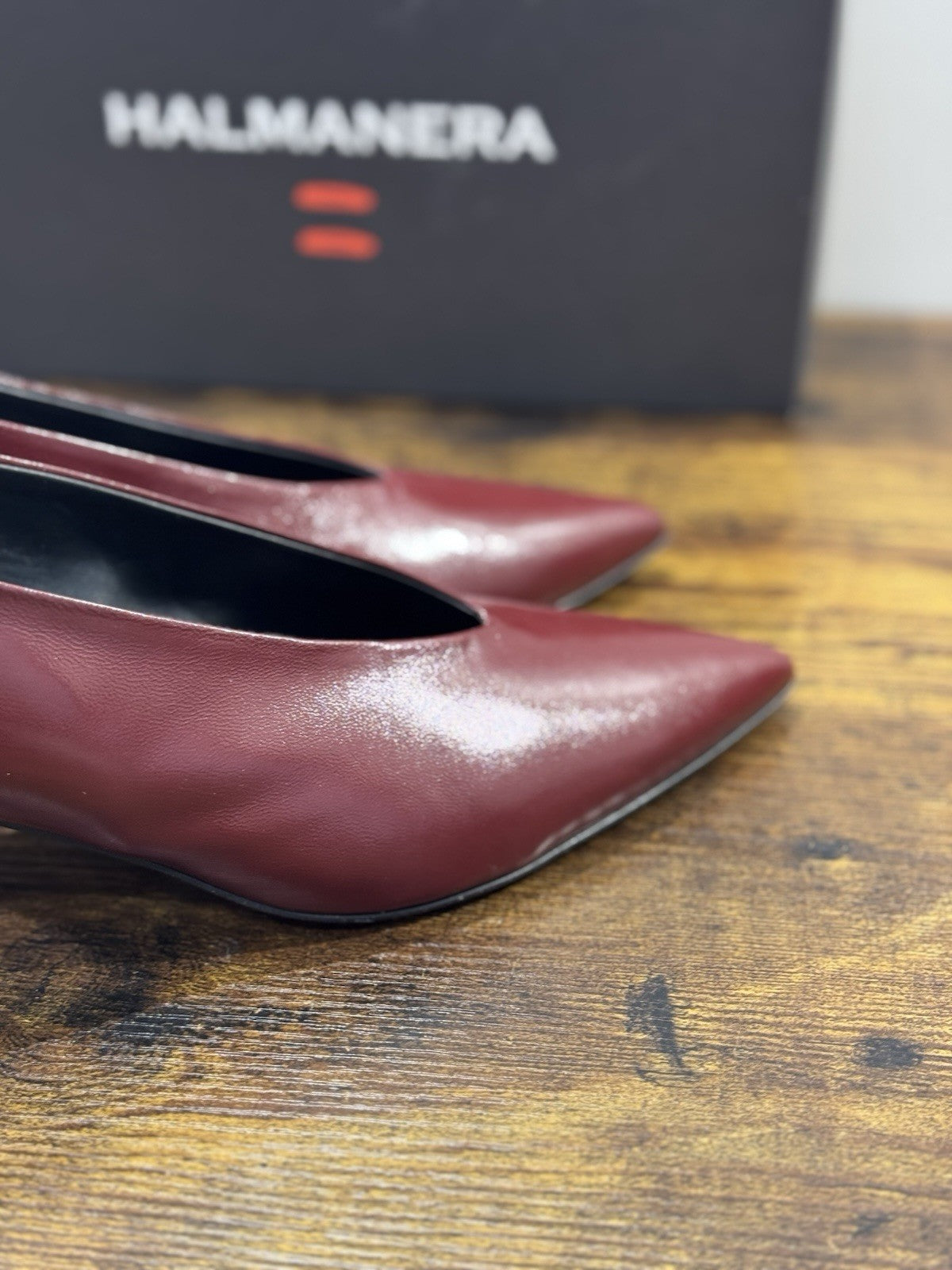 HALMANERA Décolleté  Pelle Mogano    Luxury Made In Italy Donna 41