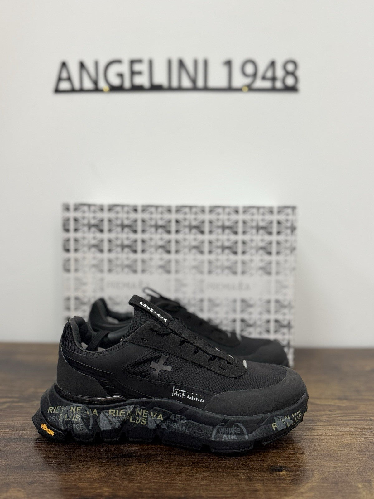 Premiata Devind  Sneaker Pelle Nero Fondo Vibram Casual Premiata Donna 38