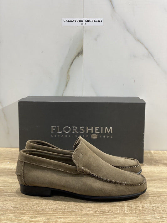 Florsheim Mocassino Uomo Patras Suede Mud Casual Loafer 43