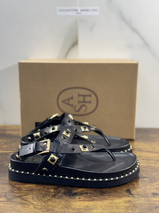 Ash Uteca Sandalo Donna Pelle Nero Luxury Woman Ash Sandali 41