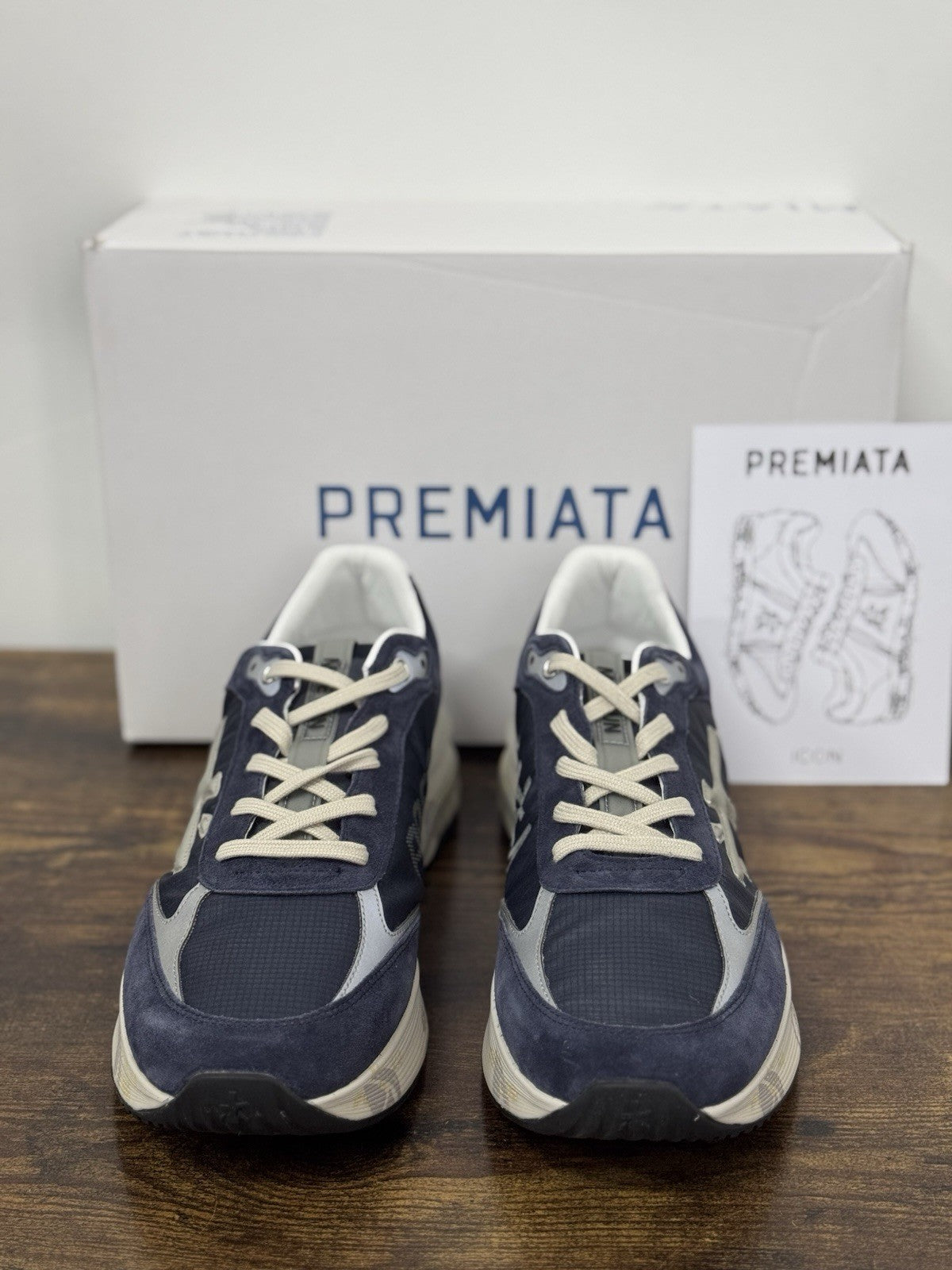 Premiata Moerun Sneaker Suede Blu Casual Premiata Uomo 45