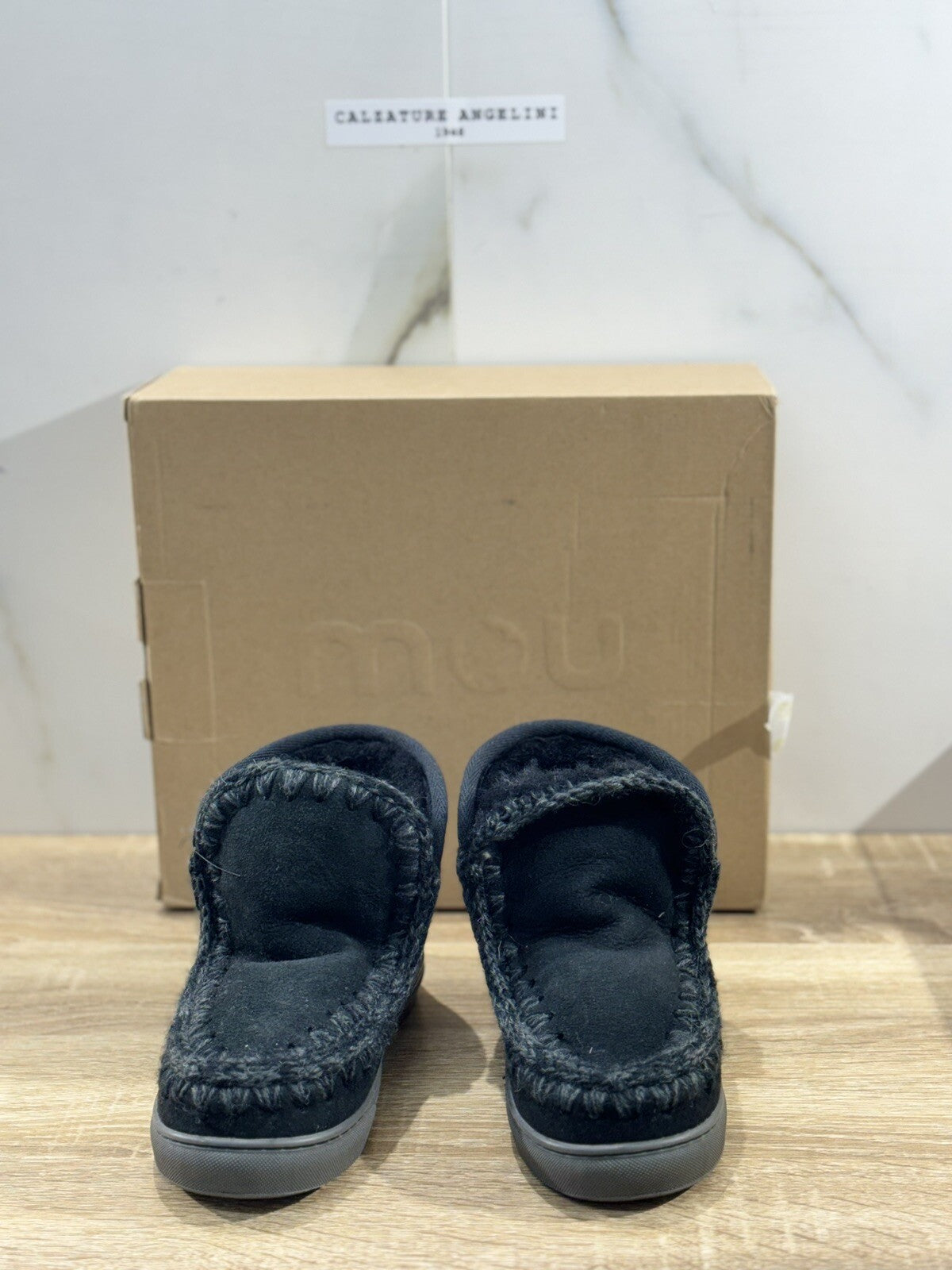 Mou Eskimo Sneaker Kid Suede Nero Bambina 31