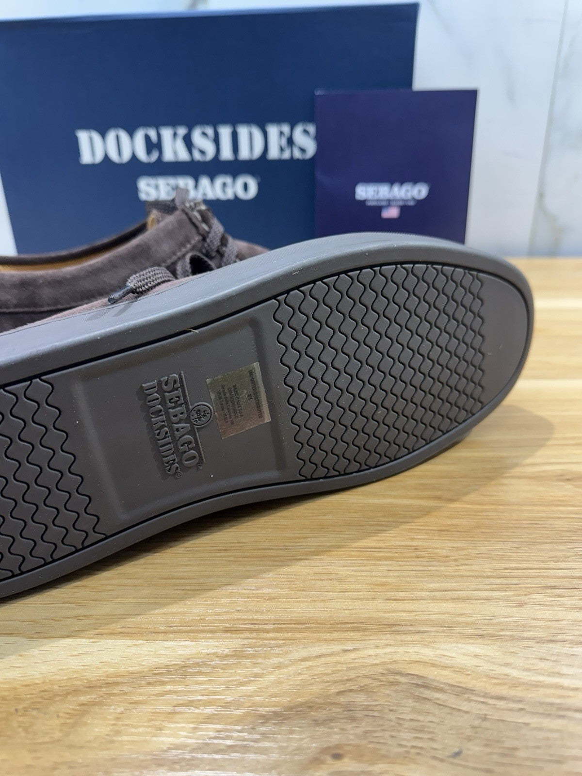 Sebago Harper Man Suede Dark Brown Casual Uomo 41