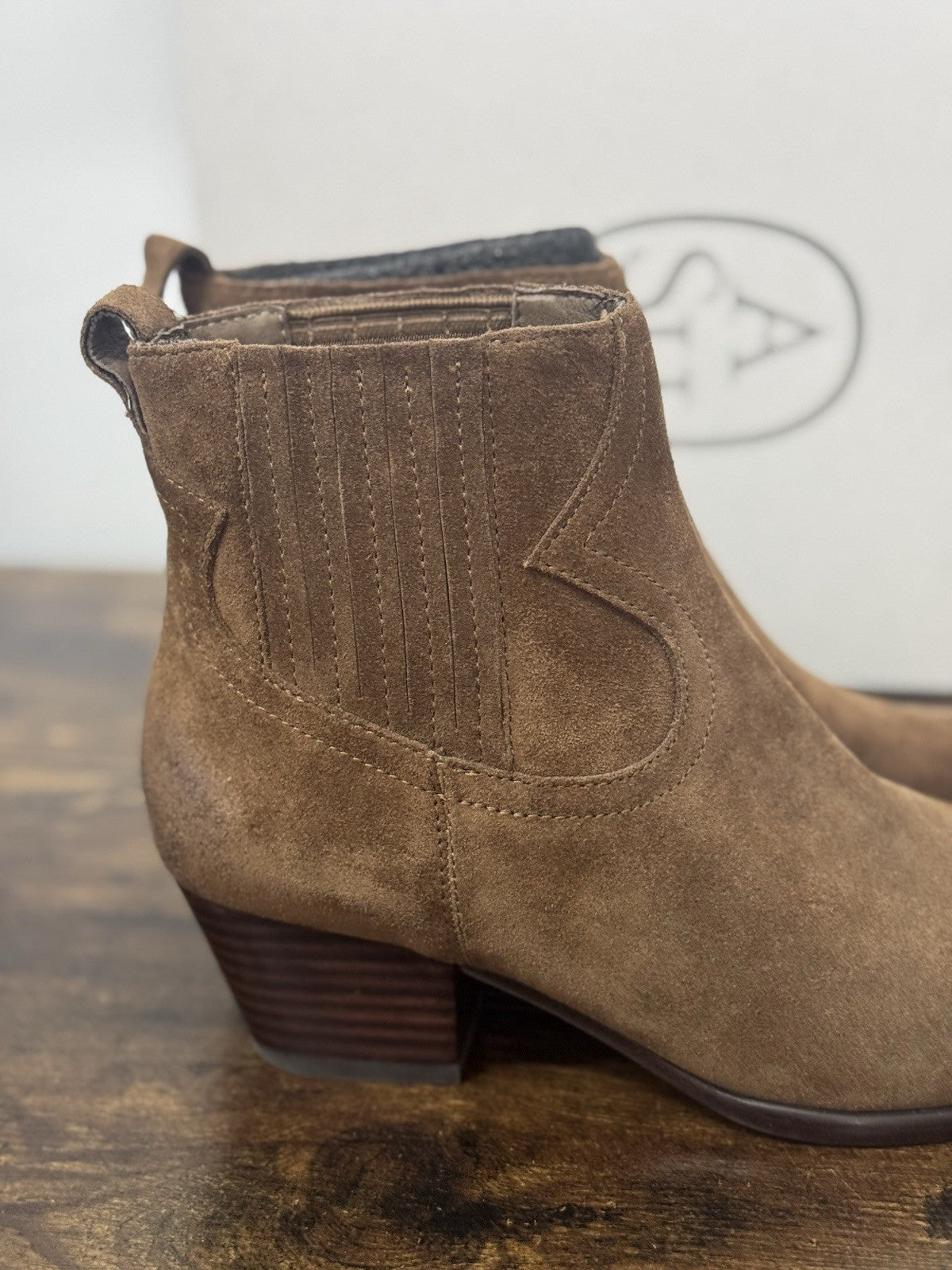 Ash Harper Texano Suede Cuoio Casual Texan Boot Ash Donna 39