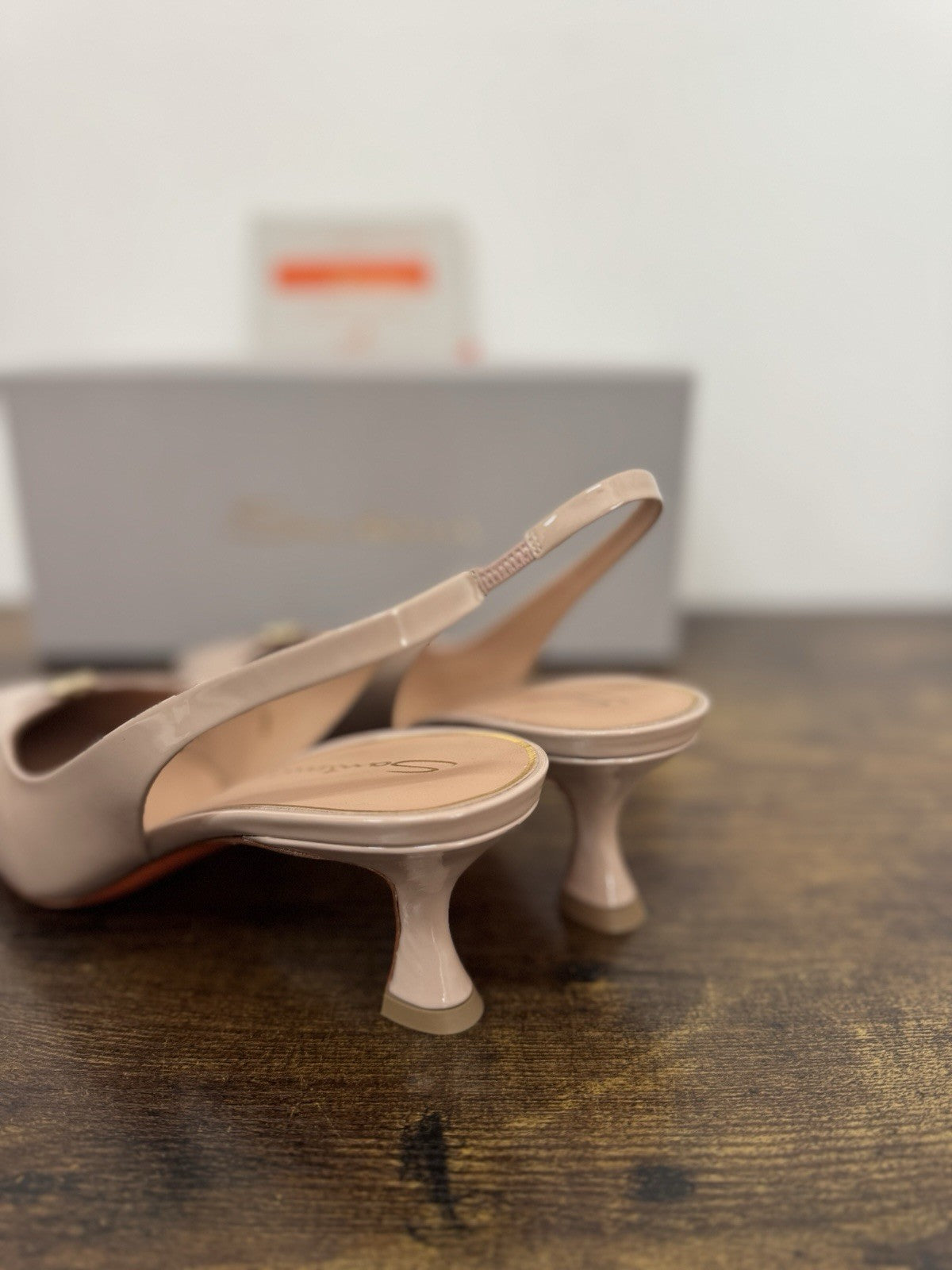 Santoni Sandalo  Sling Back Pelle Pink Luxury Santoni Woman Shoes 38